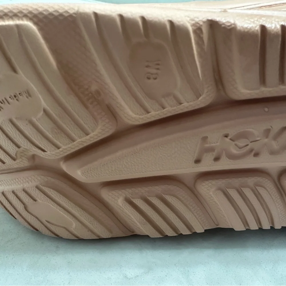 HOKA Recovery Slide, Size 8, Light Peach - Picture 5 of 9